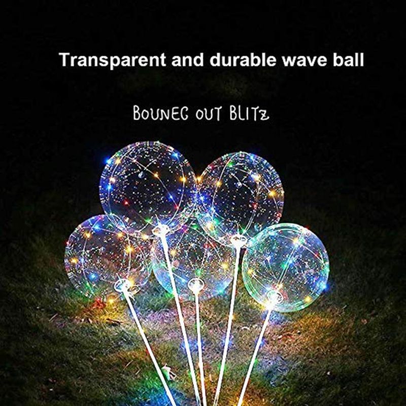 Party LED String Light up Bobo Balloon Toy