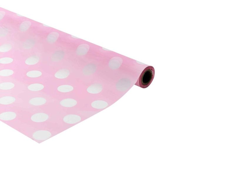 Plastic Party Disposable Printed Table Cover Roll