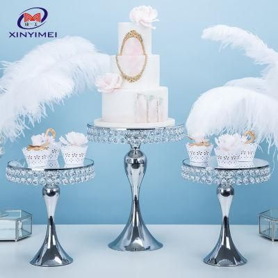 European Style Party Decoration Wedding Metal Round Cupcake Cake Stand
