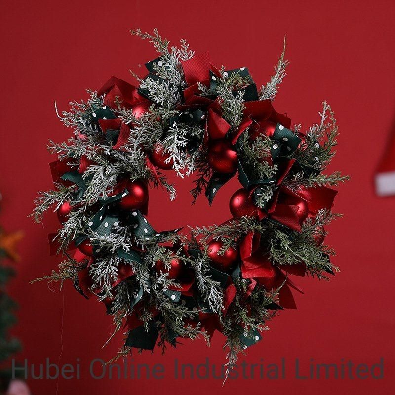 40cm China Hot Sale Colorful Holiday Decoration Artificial Christmas Wreath