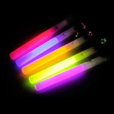 Hot Sale Glow in The Dark Whistle for Concert and Party