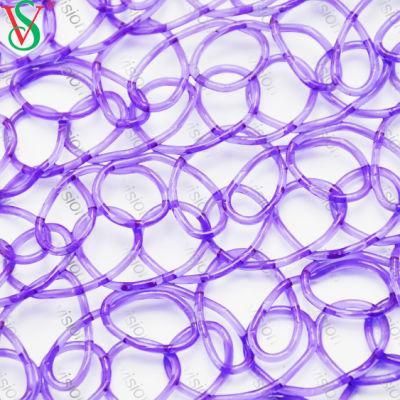 Christmas Outdoor UV Resistance Colorful Carpet PVC Mesh Net Motif Material