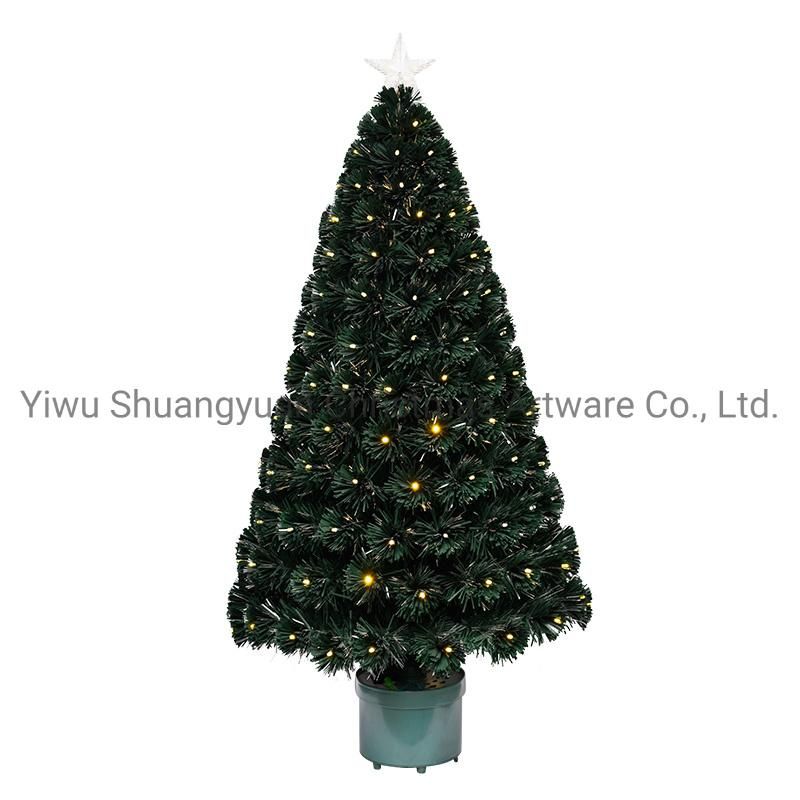 New Design High Quality 60cm Christmas Fiber Tree for Holiday Wedding Party Decoration Supplies Hook Ornament Craft Gifts