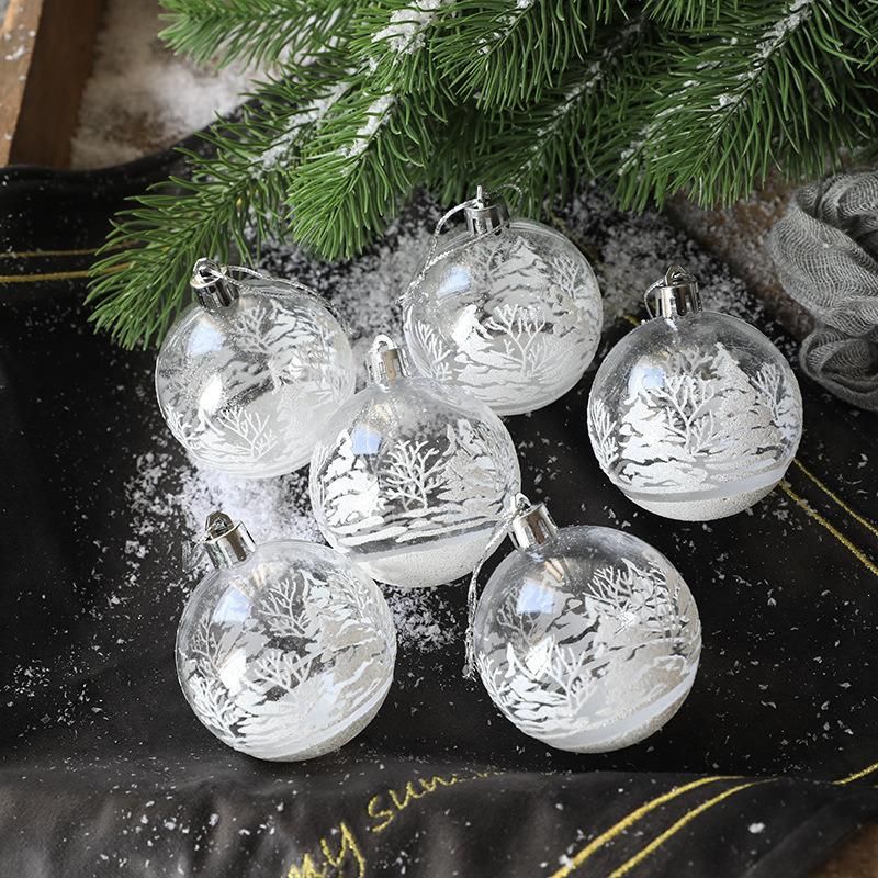 Christmas Ball Boxed Painted Ball Christmas Decoration Package Hanging Ball Shopping Mall Decoration Christmas Ball Wholesale