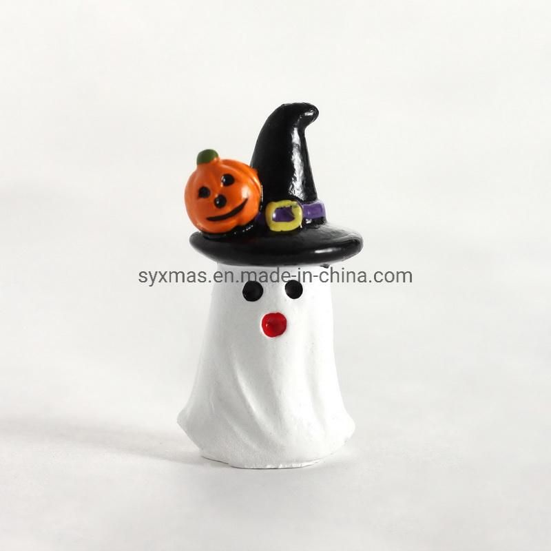 Tiny Size Resin Material Cute Halloween Ghost Hanging Decoration