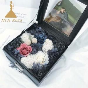 Infinity Forever Rose Flower Gift Box for Valentine&prime;s Holiday Gifts
