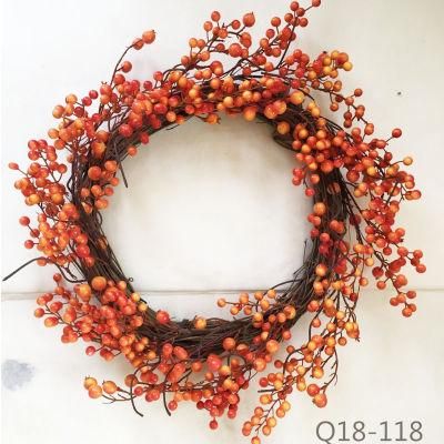 Christmas Decorative Artificial Red Berry Fruits Christmas Plastic Flower Berries