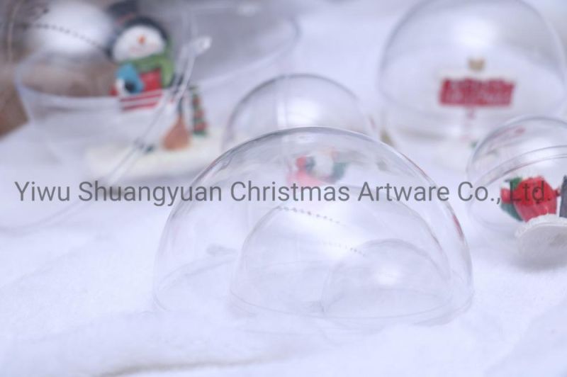 New Design High Sales Christmas Plastic Ball for Holiday Wedding Party Decoration Supplies Hook Ornament Craft Gifts