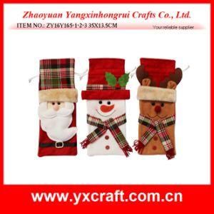Christmas Decoration (ZY16Y165-1-2-3 35X13.5CM) Solid Christmas Bag Decoration