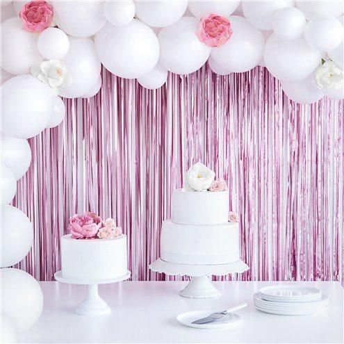 1*2m Party Curtain Photo Booth Backdrop Foil Curtain Door Rain Wedding Birthday