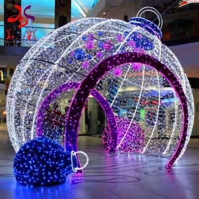 LED Street Giant Ball Motif Ball for Christmas Outdoor Decoration