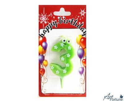 Wholesale China Good Supplier Number Shape Birthday Candle for Birthday Party