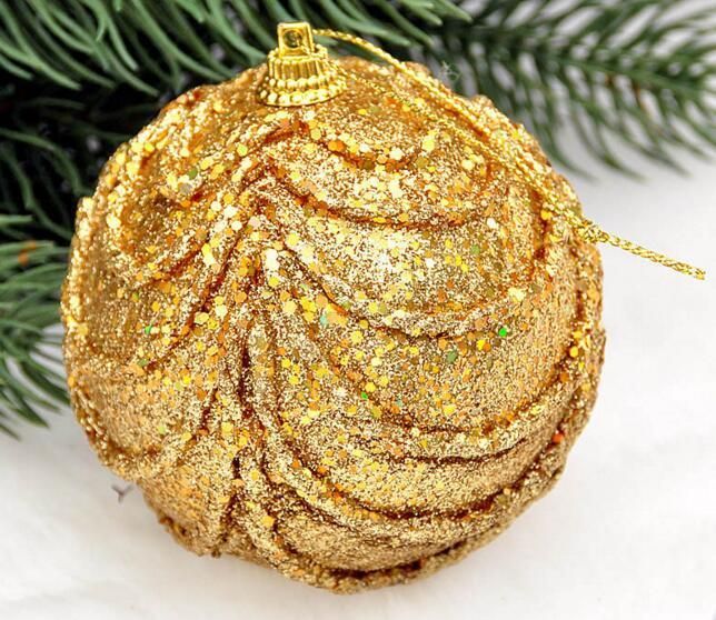 Luxury Christmas Ornaments Ball with Glisten Color