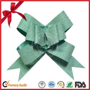 Glitter PP Butterfly Pull Bow for Wedding Decoration