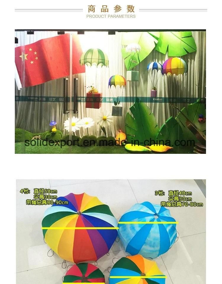 Festival Decorationwindow Prop Mall Arrangement Parachute Gift Box Theme Decoration