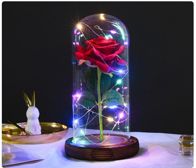 Hot Sale LED Rose Lamp Shade 2022 Valentines Day Boxes Gifts