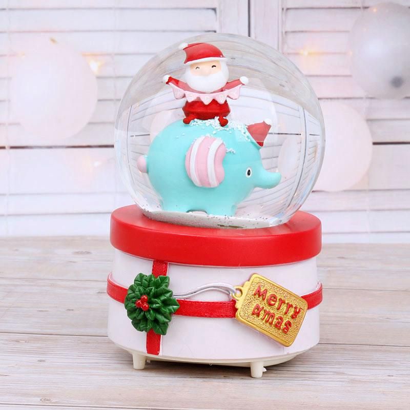 Wholesale High Quality Crystal Ball Music Box for Christmas