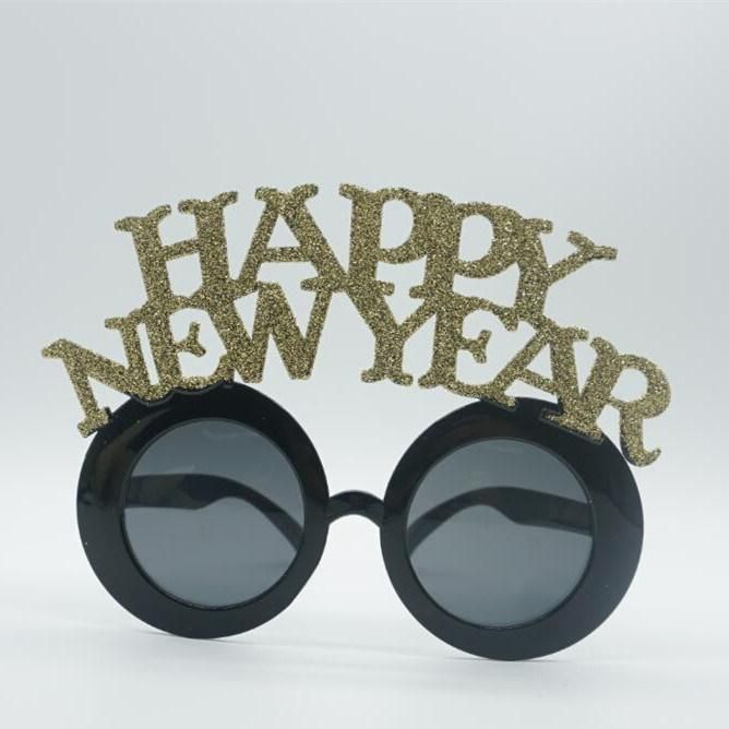Party Wacky Modeling Glasses Electroplated Spring Onion Powder New Year Holiday Gift Party Supply Glasses
