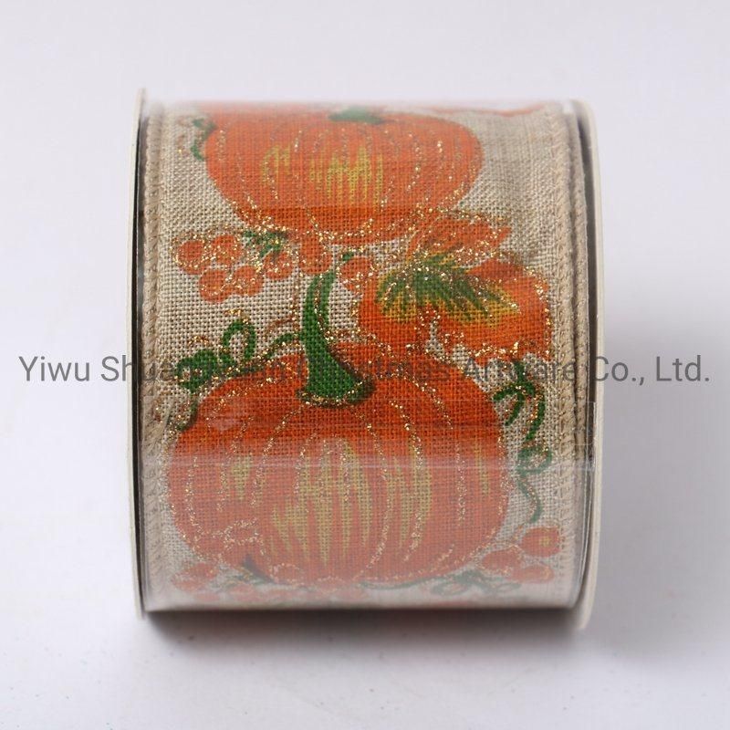 Christmas Ribbon Decor for Holiday Wedding Party Decoration Supplies Hook Ornament Craft Gifts