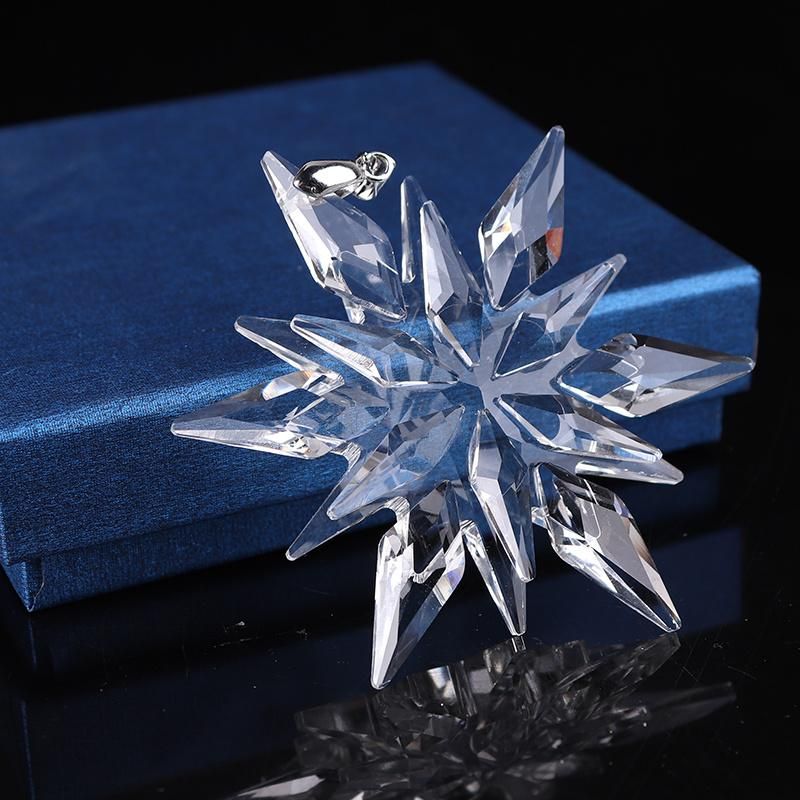 2019 New Design Crystal Snowflake Pendant for Wedding Gifts