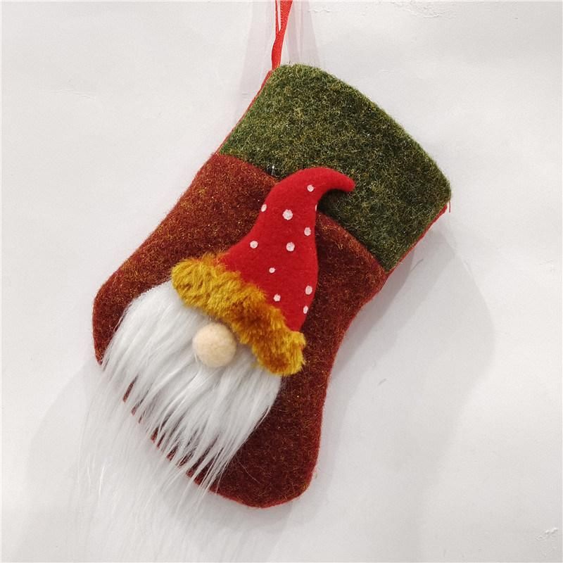 16cm Cute Reindeer Honme Christms Decoration Christmas Gift Stockings