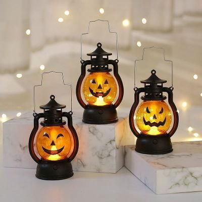 Halloween Hand-Held Pumpkin Lamp Small Lantern Atmosphere Decoration