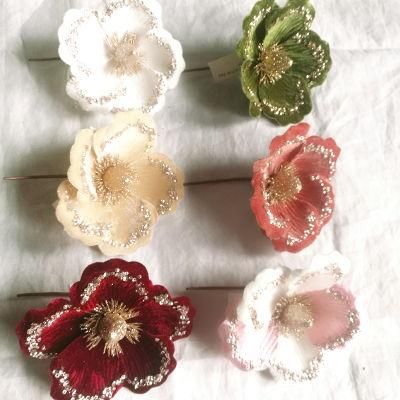 Wholesale Foam Flower 9cm PE Artificial Foam Rose Flower Head for Rose Bear Artificial Flower