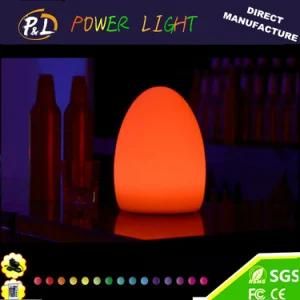 Decorative Wireless Colorful Illuminated LED Egg Lamp for Easter