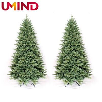 Yh2158 Hot Sale Artificial 2.7m PVC PE Stand Christmas Trees Decoration
