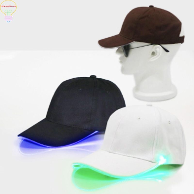 LED Light up Hat Bling Baseball LED Cap