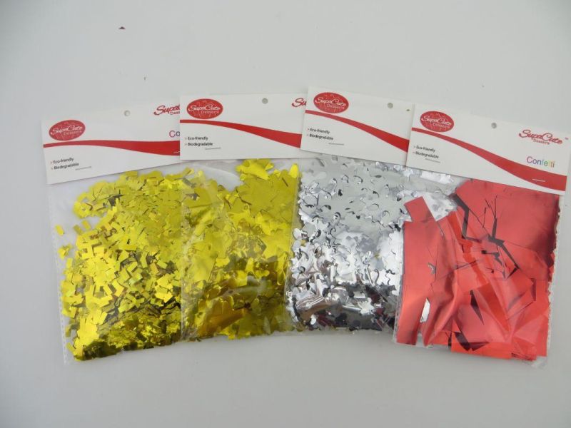 Wholesale 5*2cm Metallic Rectangle Confetti Bulk Confetti