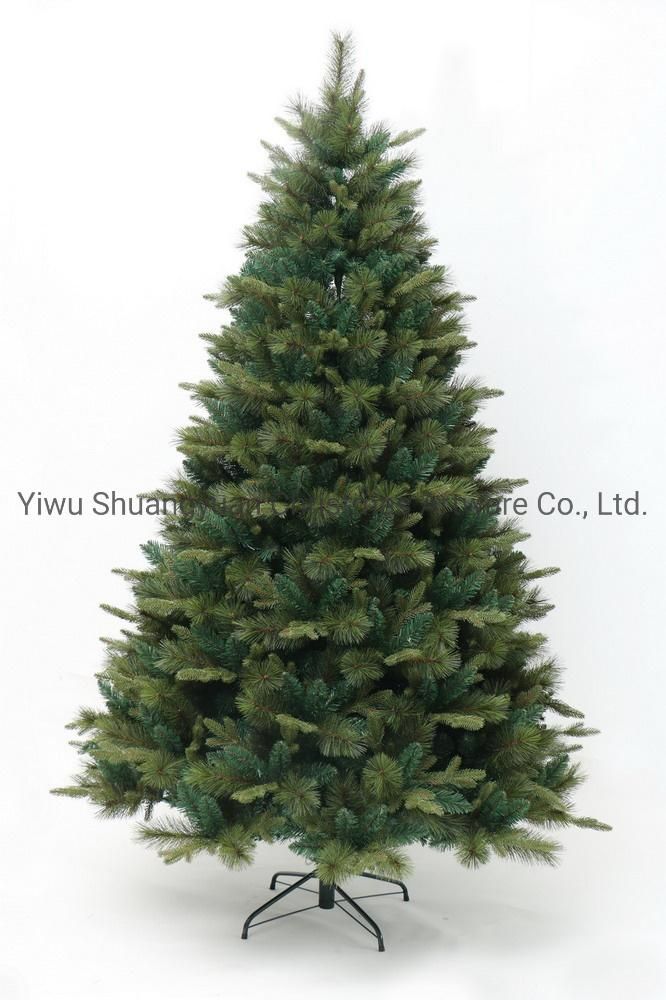 Wholesale 9FT Green Pine Needle PVC & PE Mixed Christmas Tree for Decoration