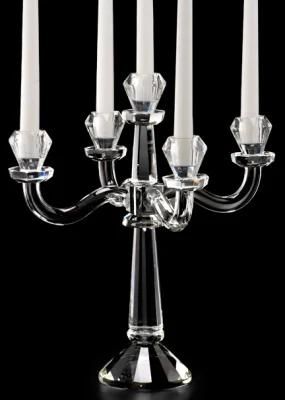 14in Crystal Diamond Candelabra