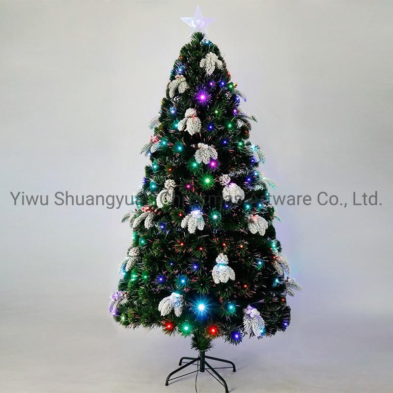 New Design High Quality 60cm Christmas Fiber Tree for Holiday Wedding Party Decoration Supplies Hook Ornament Craft Gifts