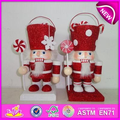 Hot New Product for 2015 Wooden Nutcracker Toy for Kids, Nutcracker Soldier for Children, Hot Selling Wooden Nutcracker W02A009