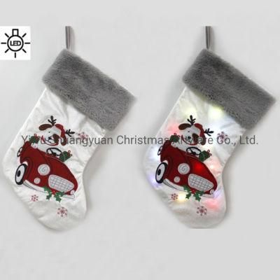 New Santa Claus Sock Gift Xmas Christmas Tree Decorations Hanging Ornaments Gift Holders Christmas Stockings