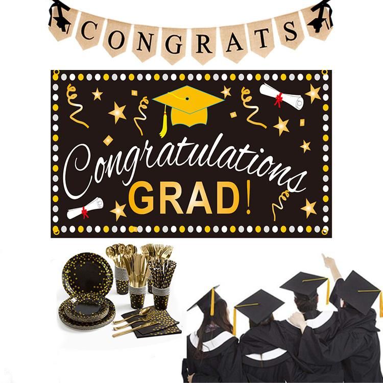 Graduation 2022 Graduation Party Set Supplies Banner Decorations Plates