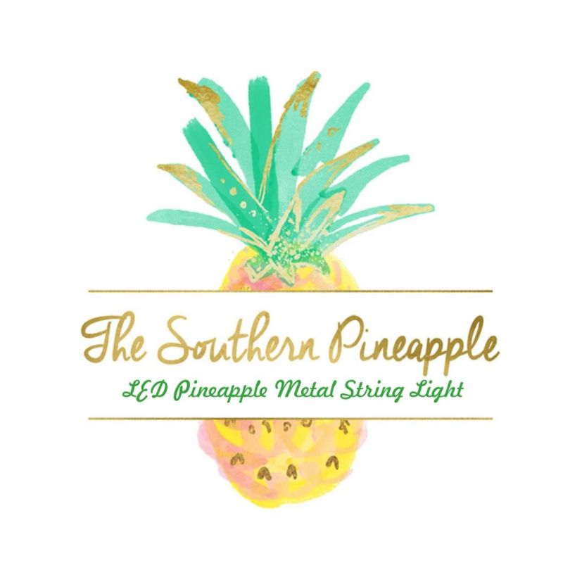 LED Pineapple Metal String Light Battery Operated Fairy Lamp Gift