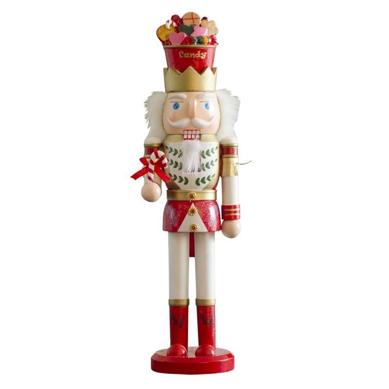 2022 Hot Sale Wooden Deco Table-Top Nutcracker Holiday Home Ornament