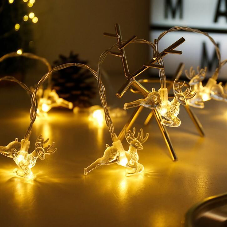 Christmas Creative Gift Elk Battery LED Lamp