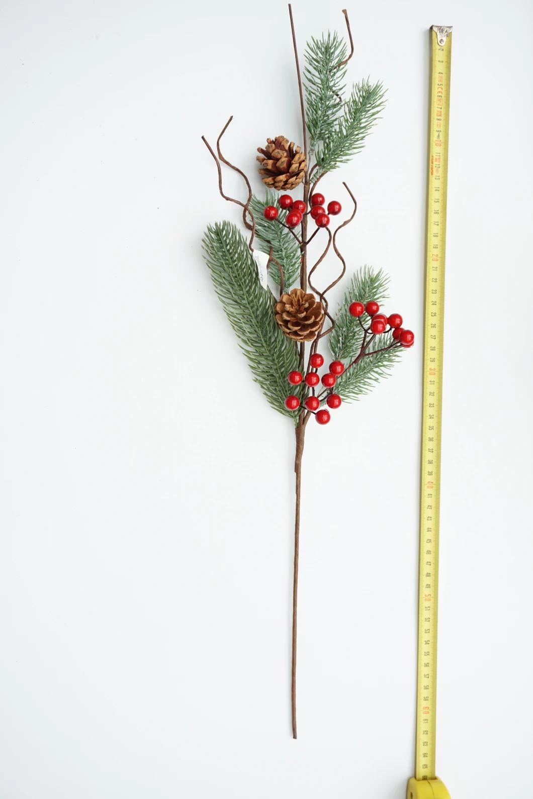 Red Christmas Berry Blossom Branch Christmas Artificial Berry Fruit Pick