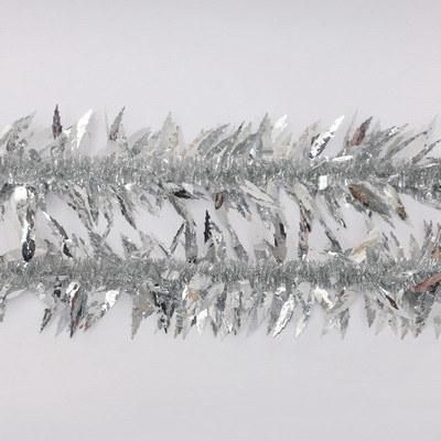 Yiwu Shuangyuan Silvery Color Christmas Tree Decorative 2m Christmas Pet Tinsel