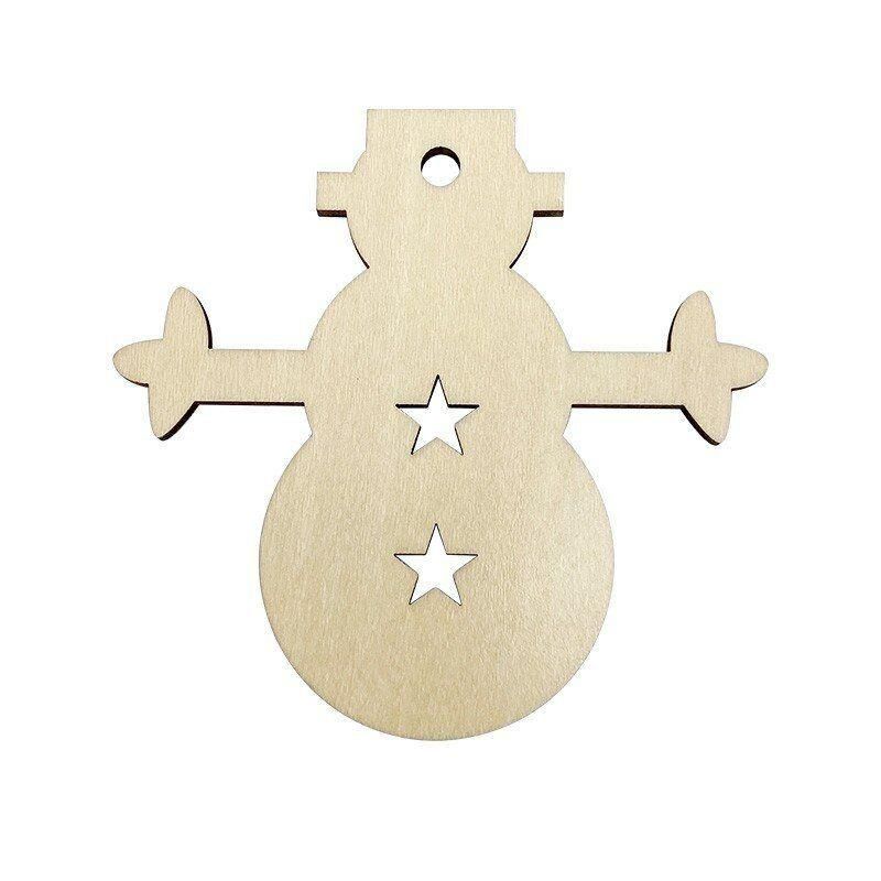 2021 Christmas Tree Sublimation Blanks Personalized MDF Hanging Ornaments