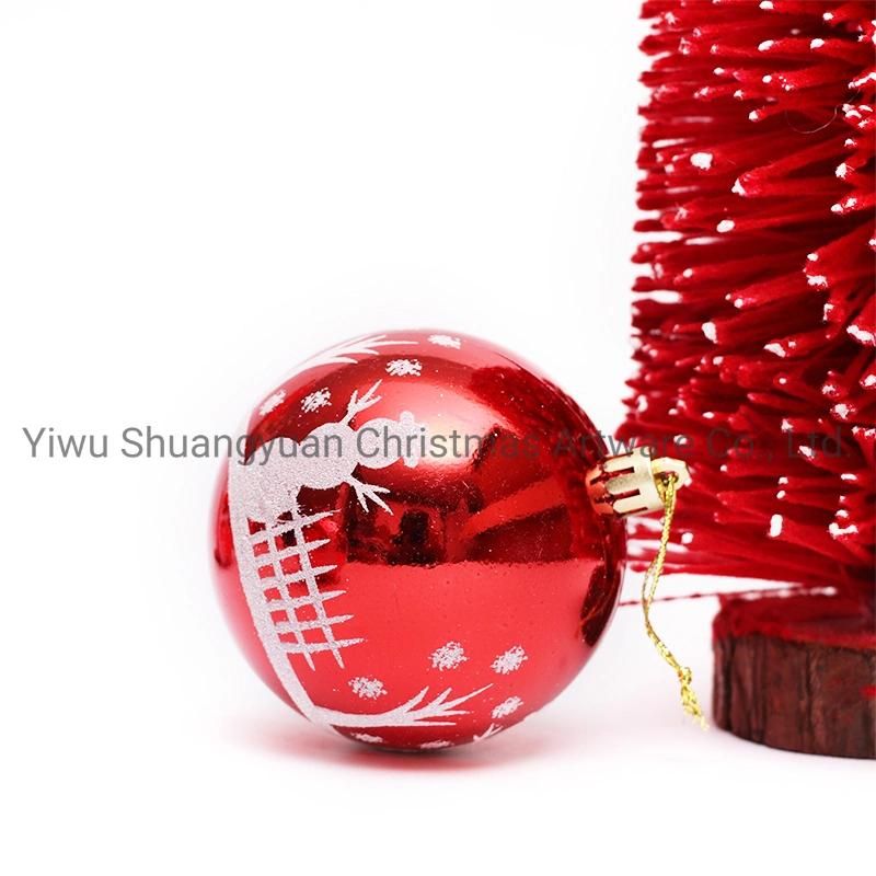 2020 New Design High Sales Christmas Shiny Painted Ball for Holiday Wedding Party Decoration Supplies Hook Ornament Craft Gifts