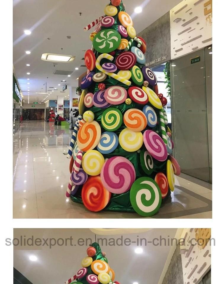 Large Candy Christmas Tree Package 3 Meters Beautiful Christmas Decoration