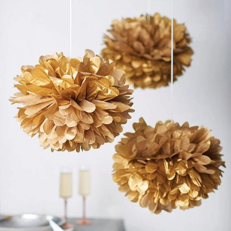 12inch Party Hanging Decoration Wedding Decoration Tissue Paper Paper Flower POM Poms