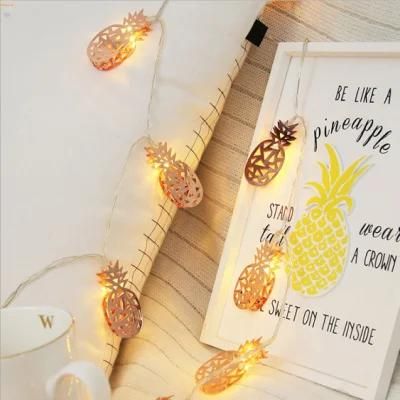 LED Pineapple String Pineapple Metal String Lights Fairy Lamp