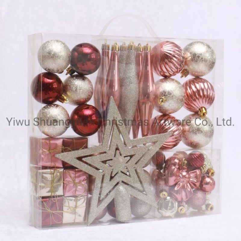 High Sales Christmas Ball for Holiday Wedding Party Decoration Supplies Hook Ornament Craft Gifts