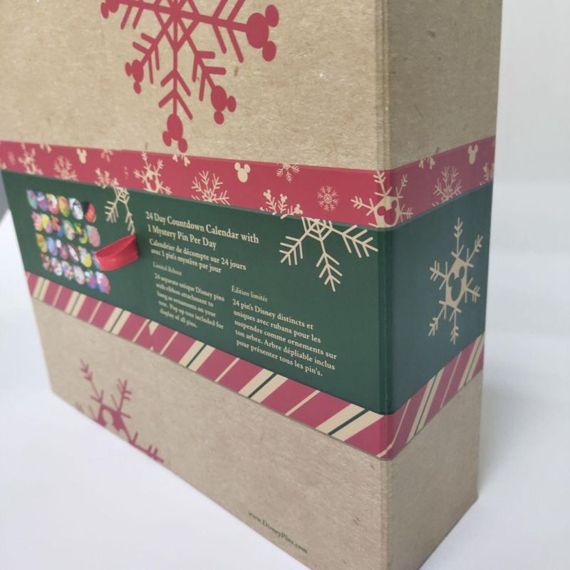 Bespoke Christmas Countdown Calendar Box with Various Styles, High Quality and Luxury