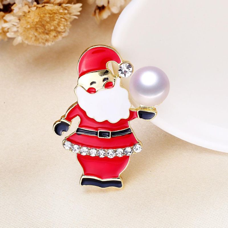 Christmas Series Brooch Lovely Santa Dripping Christmas Trend Brooch